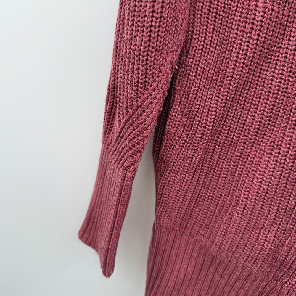 Lululemon Cashlu Sweater Wrap Cardigan in Heathered‎ Mulled Wine Sz S - Picture 9 of 14